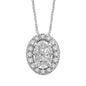 Lovecuts 14K White Gold 1/3 Ct.Tw.Diamond Fashion Pendant