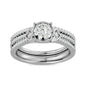 Diamond 1/2 ct tw Bridal Ring in 14K White Gold
