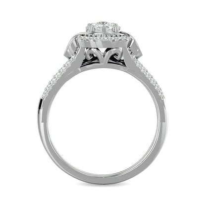Diamond 1/2 ct tw Bridal Ring in 14K White Gold