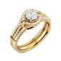 Diamond Bridal Ring in 14K Yellow Gold