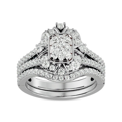 Diamond 1 ct tw Bridal Ring in 14K White Gold