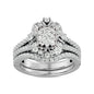 Diamond 1 ct tw Bridal Ring in 14K White Gold