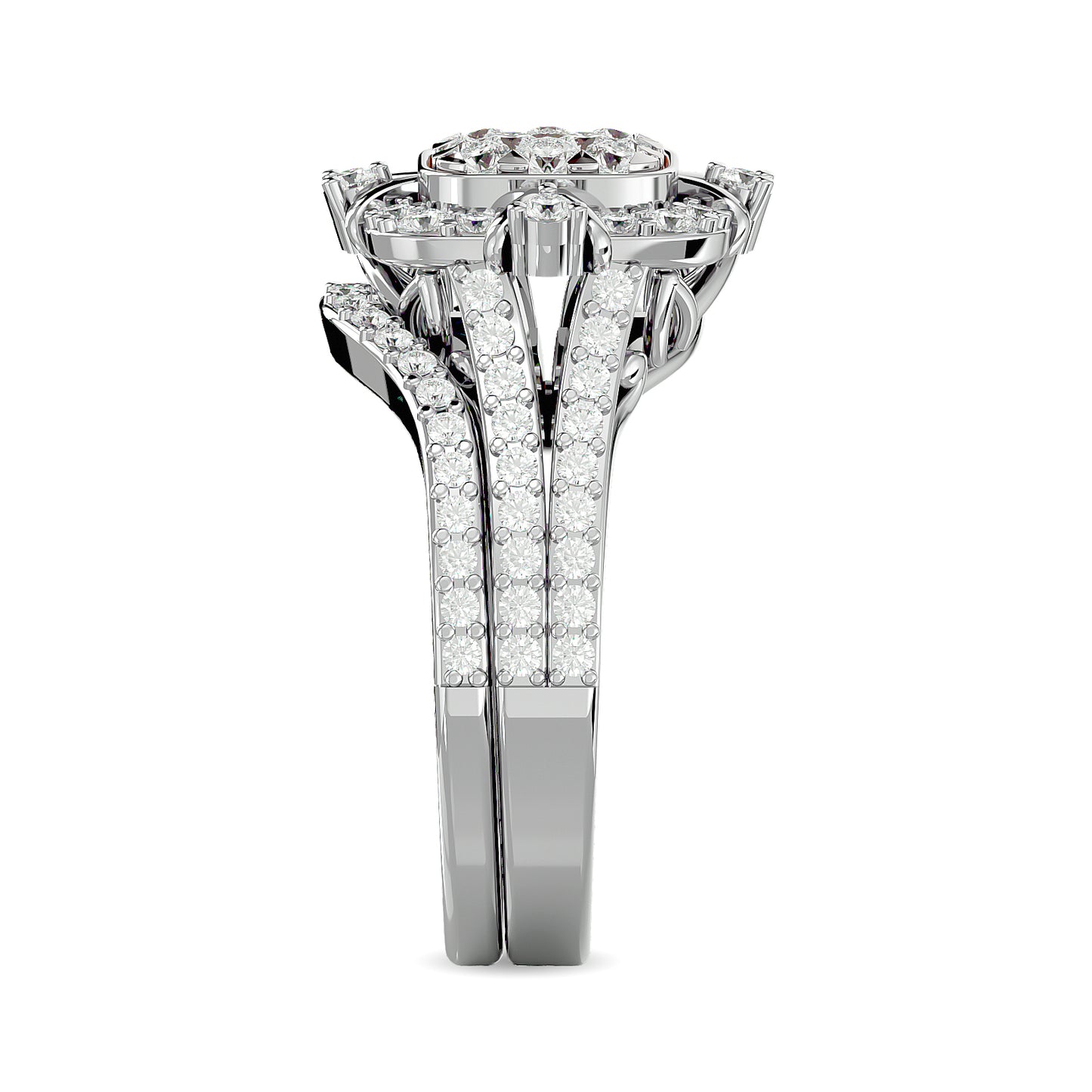 Diamond 1 ct tw Bridal Ring in 14K White Gold