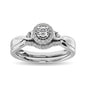 Diamond Bridal Ring 1/6 ct tw in Round-cut 10K White Gold
