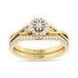 Diamond 1/4 ct tw Promise Bridal Ring in 10K Rose Gold