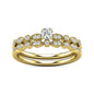 Diamond 1/3 ct tw Bridal Ring in 10K Yellow Gold