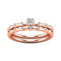 Diamond 1/3 ct tw Bridal Ring in 10K Rose Gold