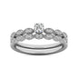 Diamond 1/3 ct tw Bridal Ring in 10K White Gold