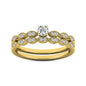 Diamond 1/3 ct tw Bridal Ring in 10K Yellow Gold