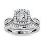 Diamond 5/8 Ct.Tw. Bridal Ring in 14K White Gold