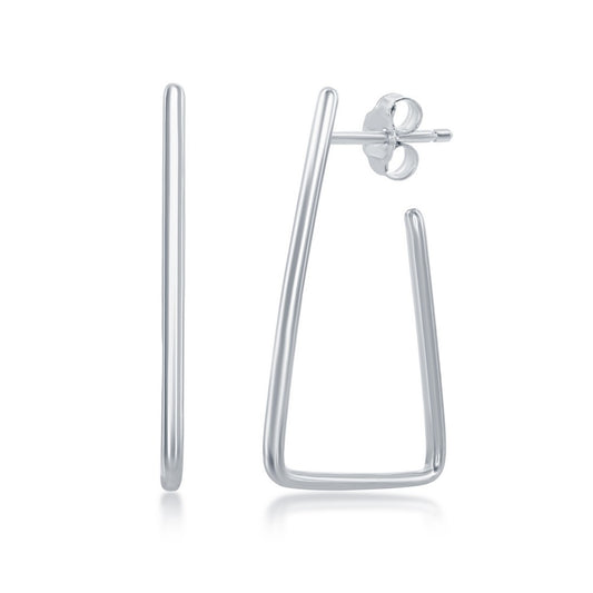 Sterling Silver Geometric Earrings