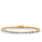 Yellow Gold Diamond Tennis Bracelet