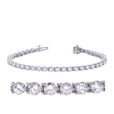 Three Prong Tennis Bracelet