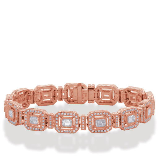Rose Gold Diamond Bracelet