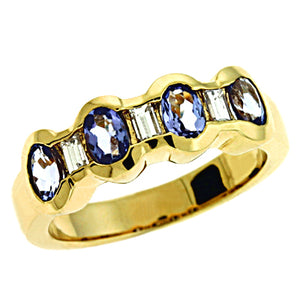 Tanzanite./diamond Ring