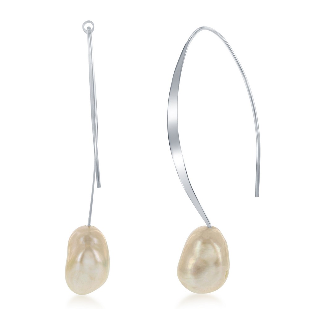 Sterling Silver FWP Threader Earrings