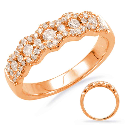 Rose Gold Diamond Fashion Ring