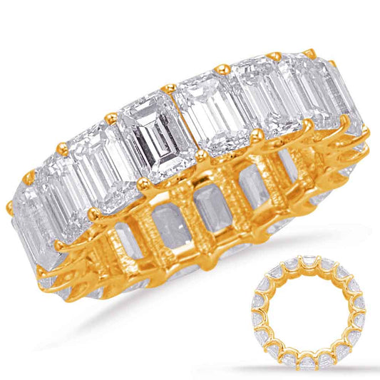 Emerald Cut Eternity Band (4.3mm)