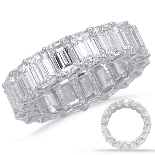Emerald Cut Eternity Band (5.1mm)