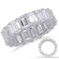 Emerald Cut Eternity Band (5.1mm)