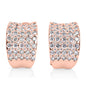Rose Gold Diamond Earring