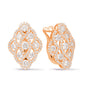 Rose Gold Diamond Earring