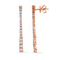 Rose Gold Diamond Earring
