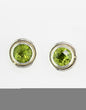 Effy 925 18K Yellow Gold/Silver Peridot Earrings