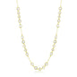 Sterling Silver Multi-Shaped Necklace - Gold Plated