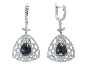 EFFY 14K WHITE GOLD  EARRINGS