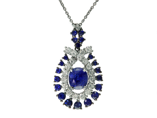 EFFY 18K WHITE GOLD  PENDANT