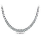 White Gold Four Prong Diamond Necklance