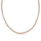 Rose Gold Four Prong Necklace