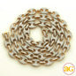 14KY 19.30CTW DIAMOND PUFFED GUCCI LINK CHAIN