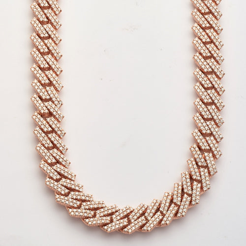 10KR 23.52CTW DIAMOND SQUARE LINK MIAMI CUBAN