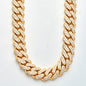 10KY 20.43CTW DIAMOND MIAMI CUBAN CHAIN