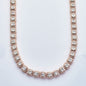 10KR+W 16.75CTW  BAGUETTE DIAMOND SQUARE CLUSTER
