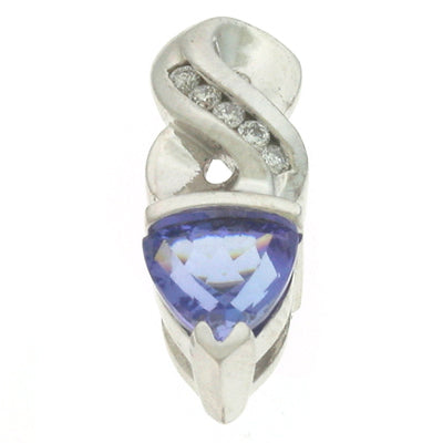 Tanzanite & Diamond Pendant