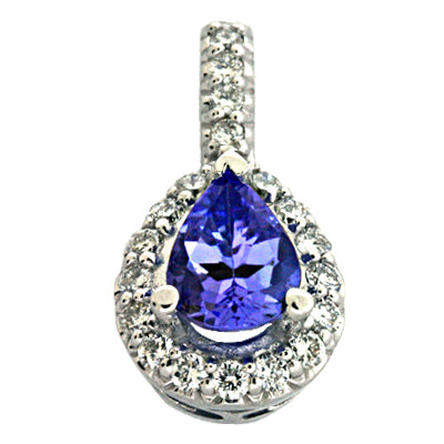 Tanzanite & Diamond Pendant
