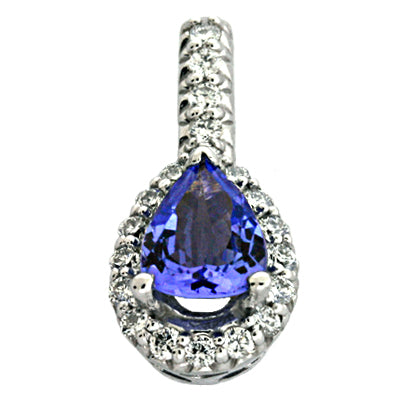 Tanzanite & Diamond Pendant