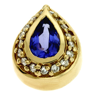 Tanzanite./diamond Pendant