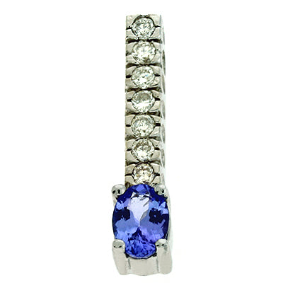 Tanzanite./dia Wg Pendant