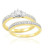 14K 0.50CTW FANCY BRIDAL SET