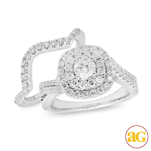 14KW 1.50CTW DIAMOND BRIDAL SET [0.30CT CTR]