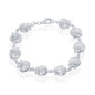 Sterling Silver Seashell Linked Bracelet