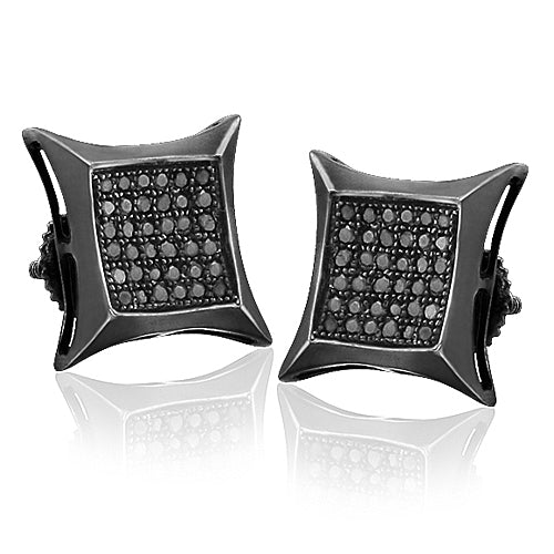 BS 0.25CTW BLACK DIA KITE ER