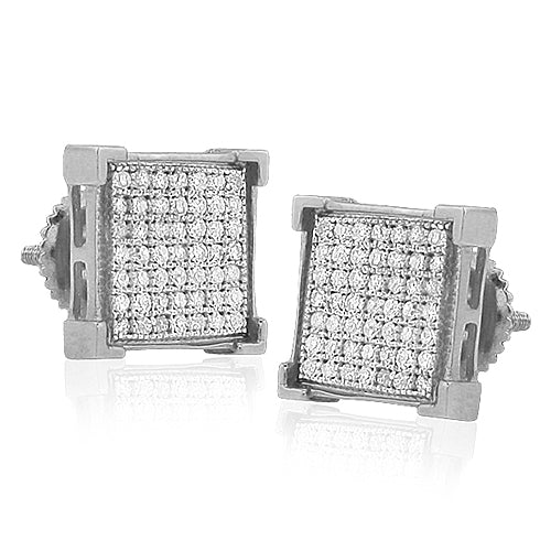 SS 0.75CTW DIAMOND V-PRONG SHAPE ER