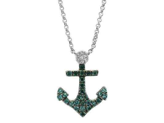 EFFY 14K YELLOW GOLD DIAMOND,ALEXANDRITE NECKLACE